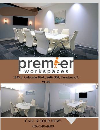 1-2 Person Interior Offices Available Now! 25% off and 1 Month Free (Pasadena)