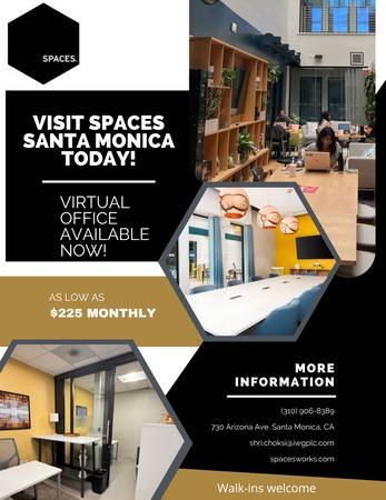 $225 Boss Up Remotely - Virtual Office Starts Here! Inquire Today! (Santa Monica)