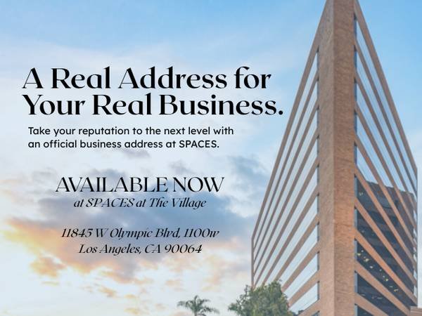 $79 Establish Your Business Presence in West LA – No Lease Required! (Sawtelle, Santa Monica)