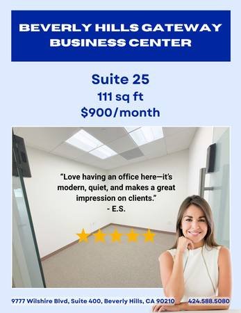 Build Your Brand with a Prestigious Beverly Hills Address! (BEVERLY HILLS)