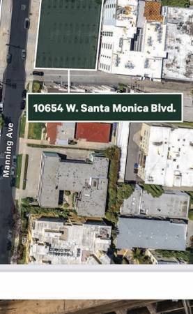 10000 sq parking lot near Century City (Century city)