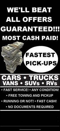 Cash for Cars, We Buy Cars, All Types, Any Condition Free Pickup (Orange County)