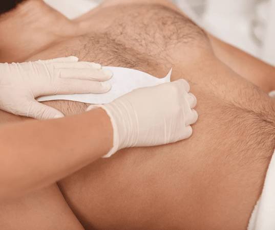 Manscaping, Painless Waxing, Ingrown Hair Treatment, Facial Scrub