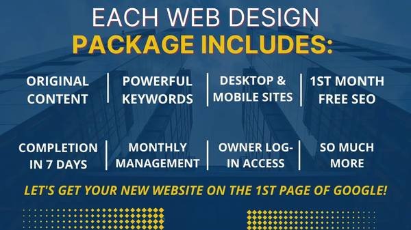 Quality Website Design Including SEO and More for Free with End of November Specials