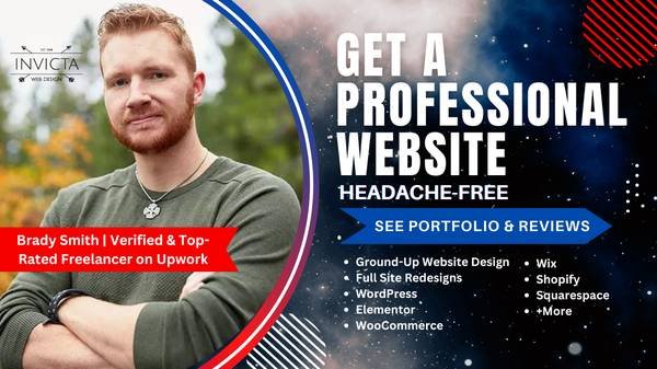 Web Developer and Content Marketer with 300+ Happy Clients, See Portfolio, Call or Text Brady at 213-583-1878