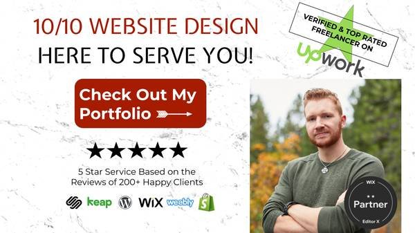 Professional Website Design with 300+ Happy Clients, See Portfolio and Reviews, Call or Text Brady at 213-583-1878