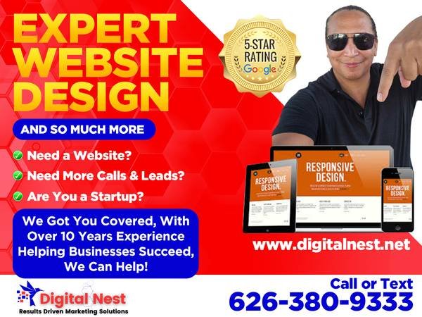 Web Design, Facebook and Google Ads, SEO, Website Designer, and Web Developer Services, Call 888-987-8667 or Text 626-380-9333