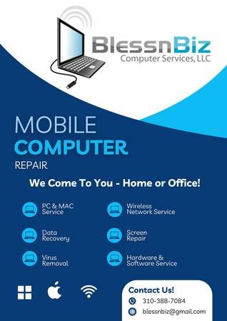 Laptop Screen Repair with Onsite Service (Los Angeles County)