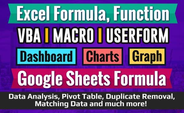 Business Automation, Excel VBA, Google Sheets, Salesforce.com