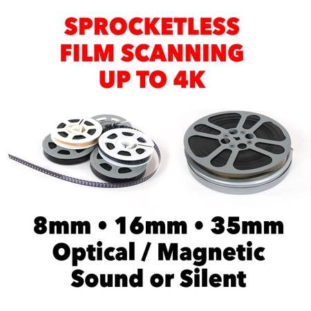 LaserGraphics 8mm, Super 8, 16mm, 35mm, Film Scanning to 4K (Valencia)