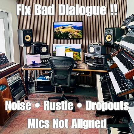 Fix Bad Dialogue – Indie Films / Docs / Podcasts (Hollywood)