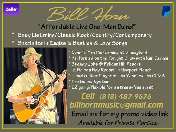 Yacht Rock One Man Band (Canyon Country)