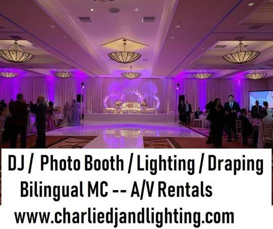 DJ, Photographer, Photo Booth, and String Lighting Services in DT Los Angeles