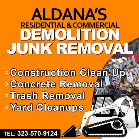 JUNK REMOVAL &amp; DEMOLITION
