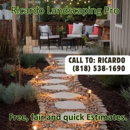 RICARDO Gardening, Landscaping, Trees, Maintenance. Estimates (SF Valley, Los Angeles, SG Valley, more.)