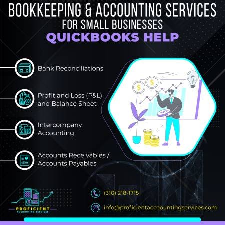 Bookkeeping &amp; TAX PREPARATION - Small Business ACCOUNTING Services (Pasadena, Glendale, &amp; San Gabriel Valley surrounding areas)