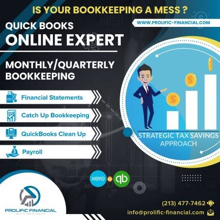 QuickBooks Expert: Small Business Bookkeeping and Accounting Specialist (LA - Downtown Los Angeles - Hollywood / West Hollywood areas)