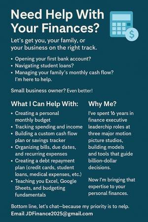 Personal, Family, and Business Budget, Cash Flow, and Forecasting Education!