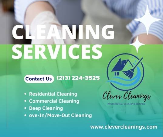 Professional Cleaning Service, Same Day, Next Day. Office, Condo, House (Los Angeles)
