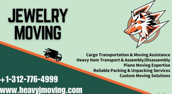 Movers, Delivery, Storage, Piano, Safe, and Pool Table Moving (Five-Star Reviews 312-776-4999)