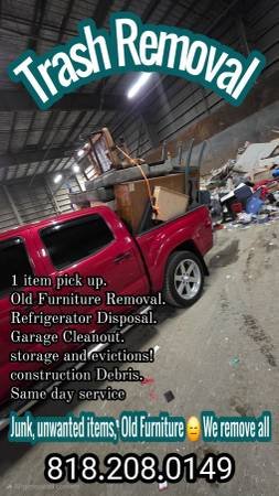 Junk Removal - Trash Removal - Furniture Removal (Sofa, Appliance, and Hoarder House Cleanouts)