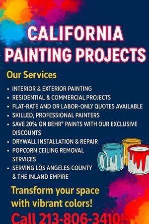 California Painting Projects - Full Home Makeovers Start Here! (Arcadia)