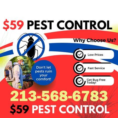 $59 Pest Control and Exterminator Services | Licensed Rodent Control (Los Angeles + ALL surrounding areas)