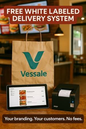 Restaurant White Label Delivery Starter Kit — Free Tablet and Printer