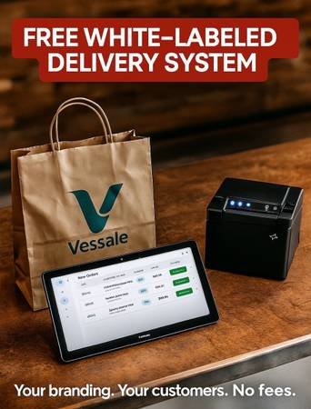 White Label Same Hour Delivery Starter Kit for Merchants — Free Tablet and Printer