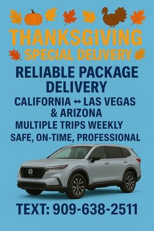 Reliable Transport and Package Delivery Services (Los Angeles)