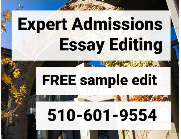Top-10 Law, Med, MBA Essay Editor (Haas MBA) FREE SAMPLE EDIT (GUARANTEED GPT-FREE!)