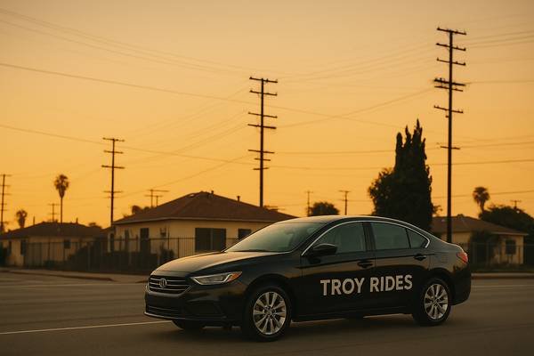 EV Drivers Wanted for South LA Area – Earn $20 per Ride Plus 75% of Fares with Troy Rides (South LA)