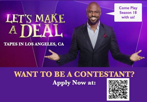 Win Cash, Cars, and Other Prizes - Let's Make a Deal Game Show (LA or Anywhere in Southern CA)